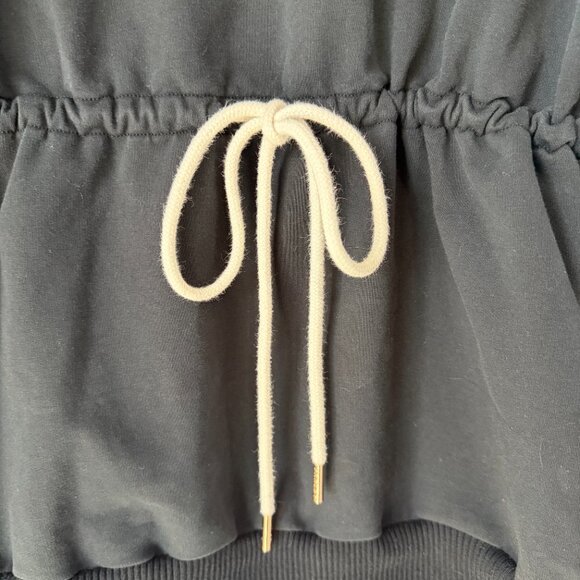 Varley Adelaine Black Pullover Mock Neck Sweatshirt Oversized Small fits Medium - Picture 3 of 7